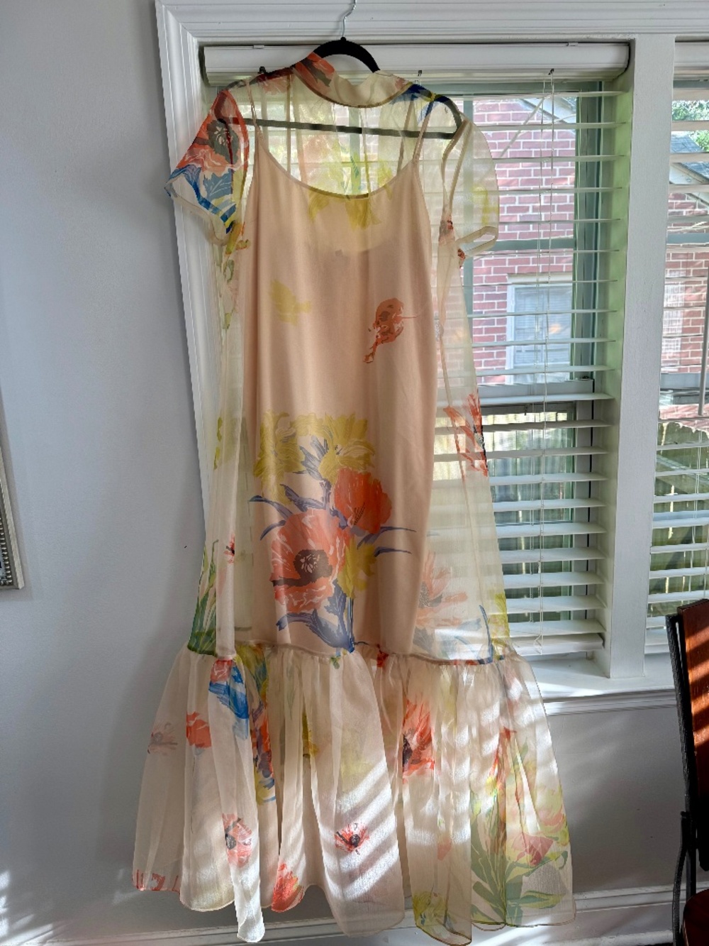 Staud Calluna Dress - Size XL, Color: First Bloom Day